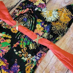 Vintage 70's floral dress
